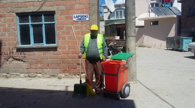 Köylerde temizlik çalışması
