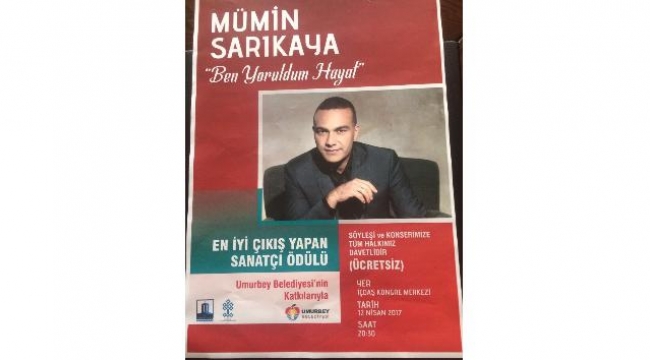 Mümin Sarıkaya Çanakkale’ye geliyo