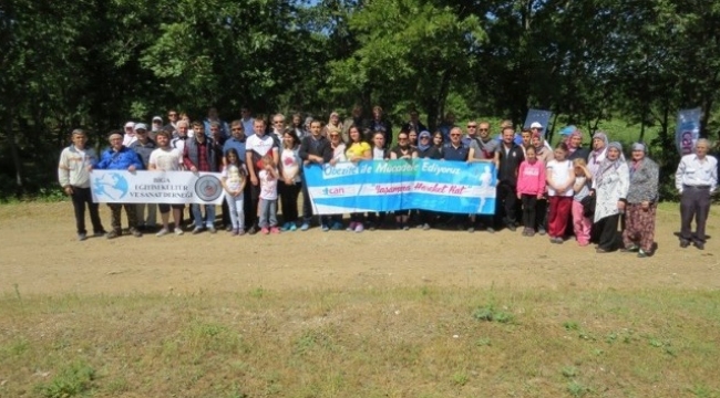 Biga'da obezite ile mücadele yürüyüşü düzenlendi