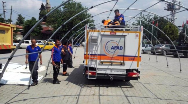 Çanakkale Afad Manisa'daki Deprem Bölgesinde