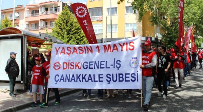 Çanakkale'de 1 Mayıs Kutlamaları
