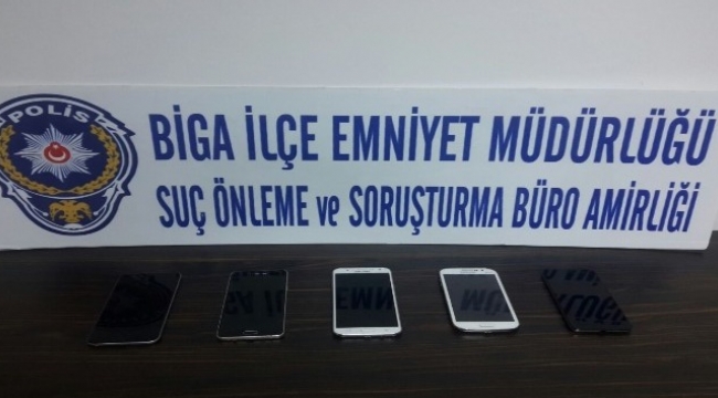 Çanakkale’de telefon hırsızı yakalandı