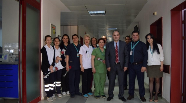 GENEL SEKRETER YEŞİLDAĞ’DAN TÜM SAĞLIK TESİSLERİNE HEMŞİRELER GÜNÜ ZİYARETİ