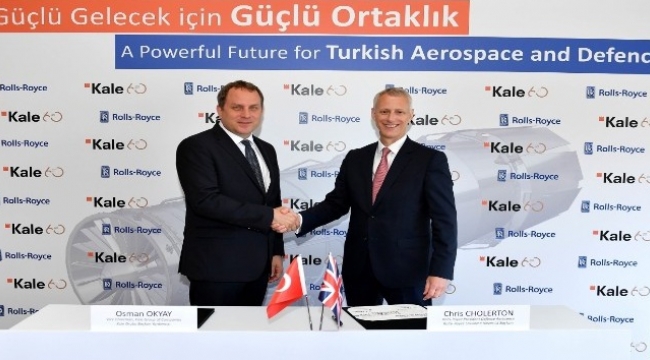Kale Grubu ve Rolls-Royce uçak motoru üretmek için ortak oldu