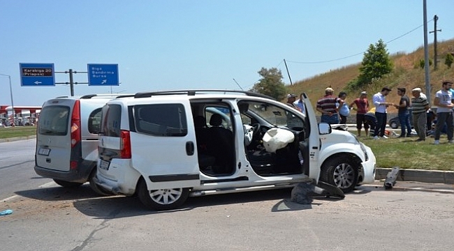 Çanakkale’de trafik kazası: 1 yaralı