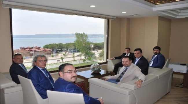 Çanakkale Valisi Tavlı, Genel Sekreter Köklü’yü ziyaret etti