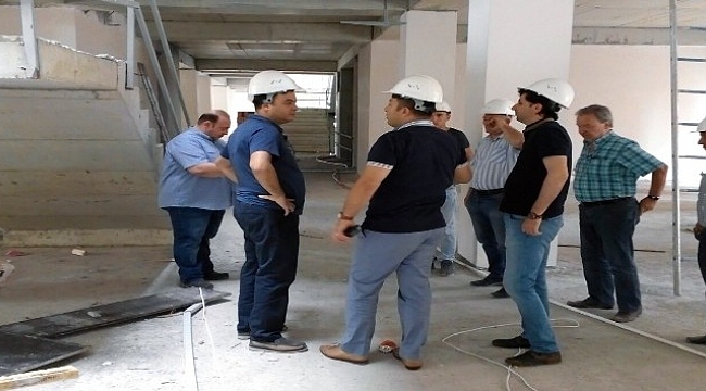Lapseki Hükümet Konağı inşaatına inceleme