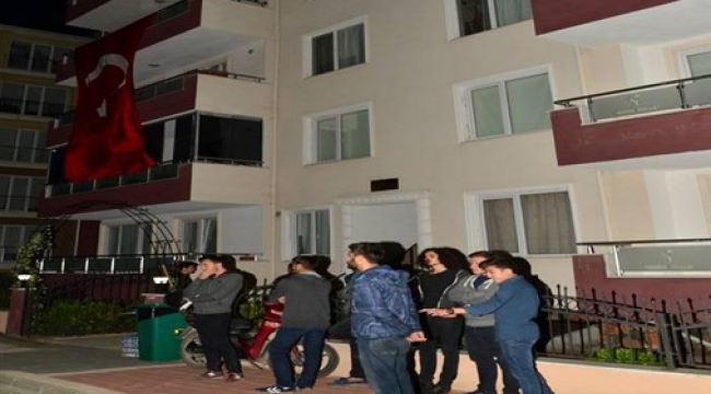 Şehit ateşi Çanakkale'ye düştü