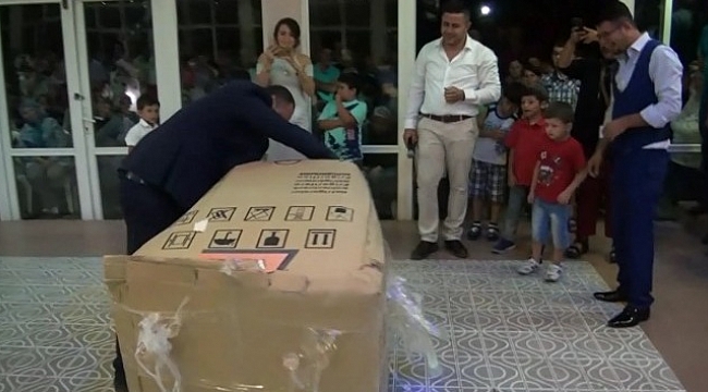 Böyle düğün hediyesi görülmedi