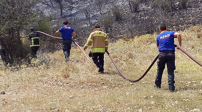 Çanakkale AFAD Söndürme Ekiplerine Destek Verdi