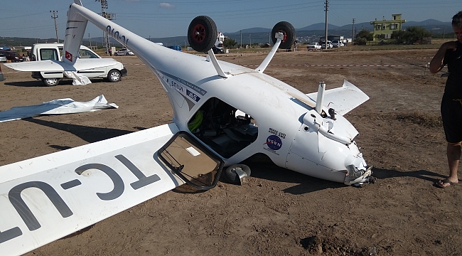 Troy Air Fest"te uçak kazası: 1 yaralı
