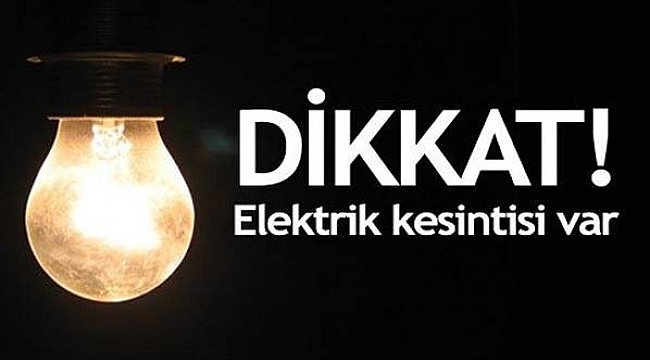 Çanakkale kent merkezinde iki günlük elektrik kesintisi