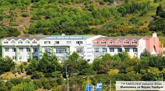 ÇOMÜ’de kampüs yenileme çalışmaları devam ediyor