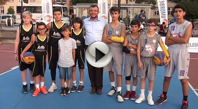 Umurbey Belediyesi tarafından düzenlenen Streetball Turnuvası Başladı