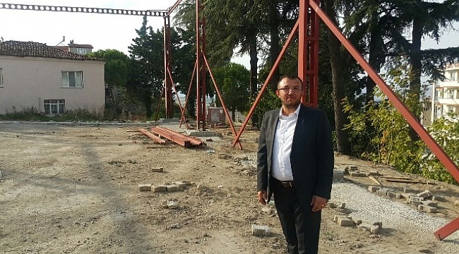Umurbey kapalı pazar yeri çalışmaları başladı