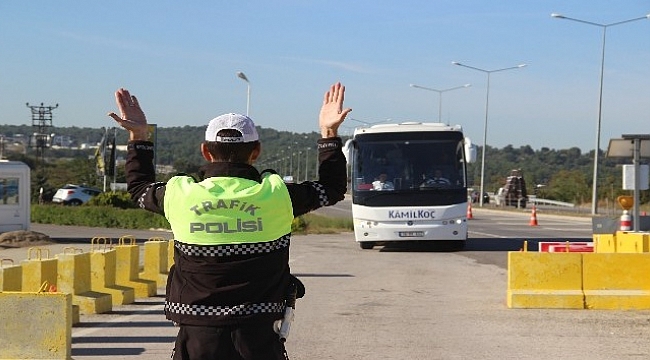 Çanakkale’de 16 farklı noktada ’Türkiye Trafik Güvenliği-7’ uygulaması