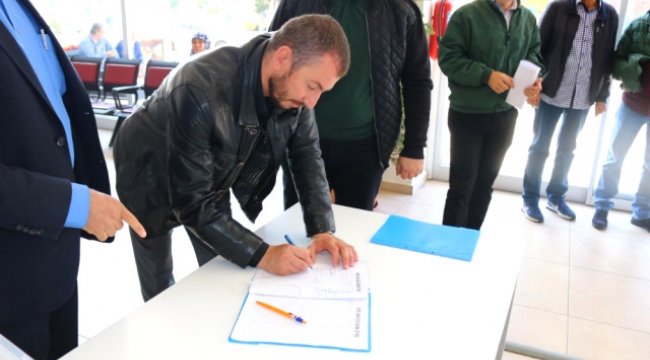 İlk İmza Başkan Altınok'tan