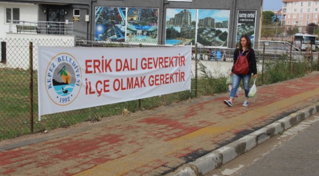 Kepez Halkından İlçe Olmak İçin İlginç Afişler