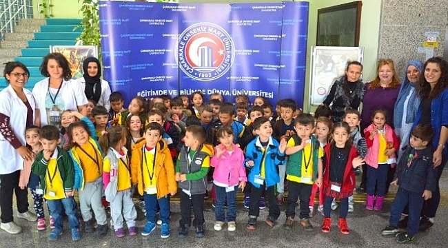 Minik öğrenciler meslekleri yerinde öğreniyor