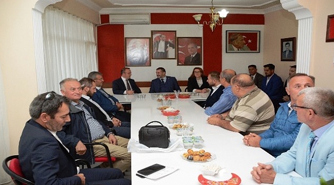 Turan’dan, MHP İl Başkanı Pınar’a ziyaret