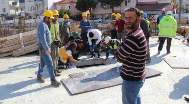 Yeni Hizmet Binası İnşaatında Kaza