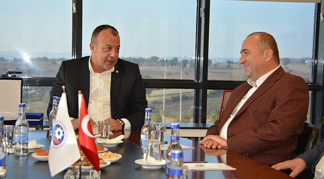 ÇANAKKALE MİLLETVEKİLİ AYHAN GİDER ÇTSO YÖNETİMİNİ ZİYARET ETTİ