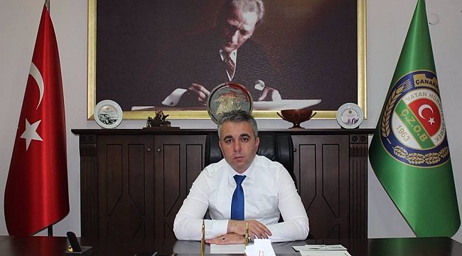 Çanakkale Ziraat Odası Yönetim Kurulu Başkanı İsmail Kaya, 24 Kasım Öğretmenler Günü ile ilgili mesaj yayınladı