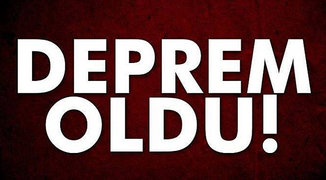 Ege'de korkutan deprem