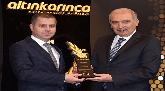 Başkan Kuzu Çan’a 3’üncü kez ’Altın Karınca’ kazandırdı