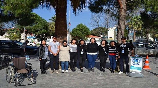 Biga’da engelli parkuru ile farkındalık
