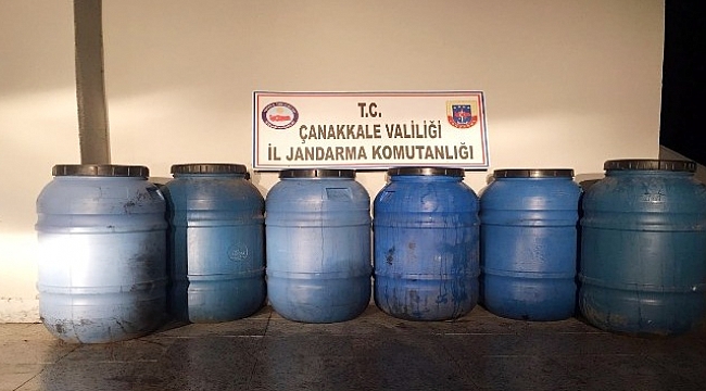 Çanakkale’de yılbaşı öncesi kaçak içki operasyonu