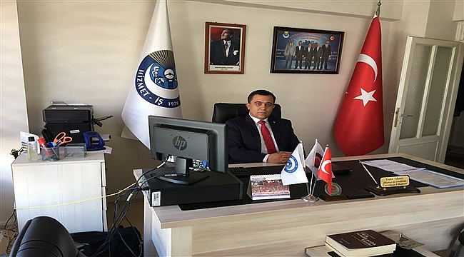 ÇANAKKALE HİZMET-İŞ SENDİKASI İL BAŞKANI VEDAT YILMAZIN TAŞERON DÜZENLEMESİYLE İLGİLİ BASIN AÇIKLAMASI
