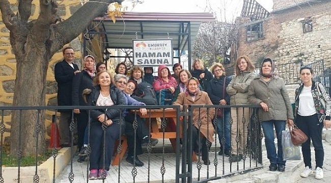 Çanakkaleli kadınlar Umurbey hamamına yoğun ilgi gösteriyor