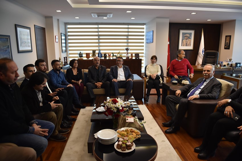 CHP Merkez İlçe Başkanı Uyanık'tan Başkan Gökhan'a Nezaket Ziyareti…