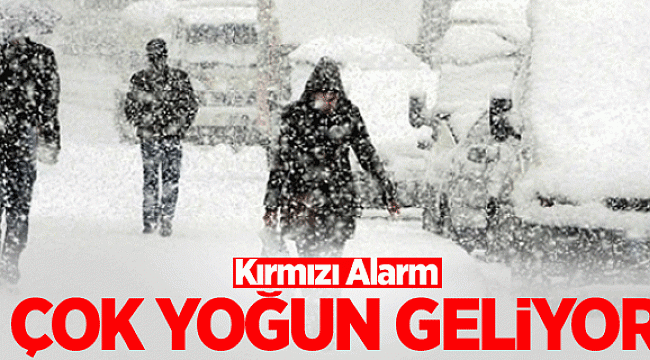 Dikkat! Kar alarmı verildi. Balkanlar'dan geliyor.