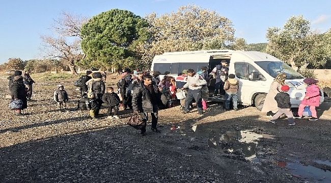 Jandarma ekipleri drone ile tespit ettiği 101 kaçağı yakaladı