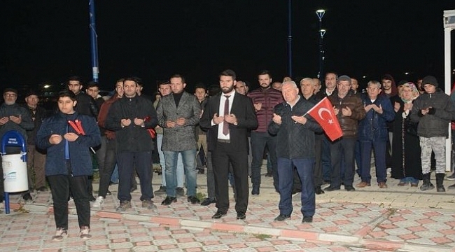 Lapseki’de ’Kudüs’ tepkisi