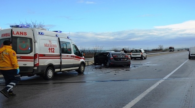Çanakkale'de kaza: 2 yaralı