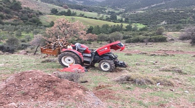 Çanakkale'de traktör devrildi 1 ölü 1 yaralı