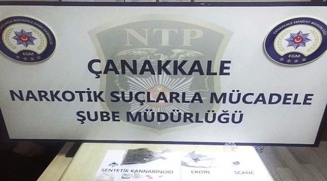 Çanakkale’de uyuşturucu operasyonu