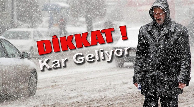 Çanakkale’ye kar geliyor!