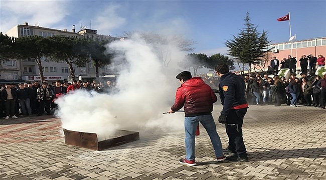 Çanakkale Belediyesi İtfaiye Müdürlüğü Eğitimlerine Devam Ediyor…