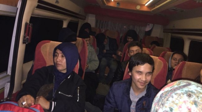Çanakkale'de 35 Kaçak Göçmen Yakalandı