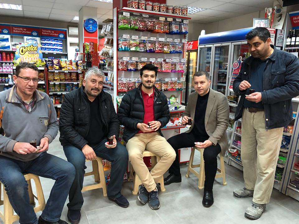 ÇANLI ESNAFLAR KEPENKLERİNİ BAŞKAN KUZU’YLA AÇIYOR