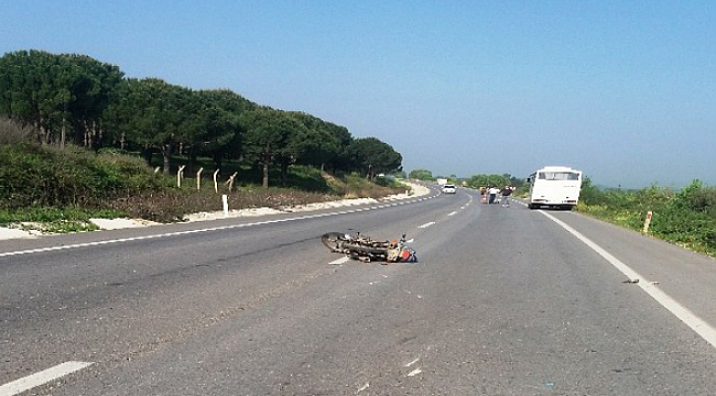 Çanakkale'de trafik kazası 1 yaralı