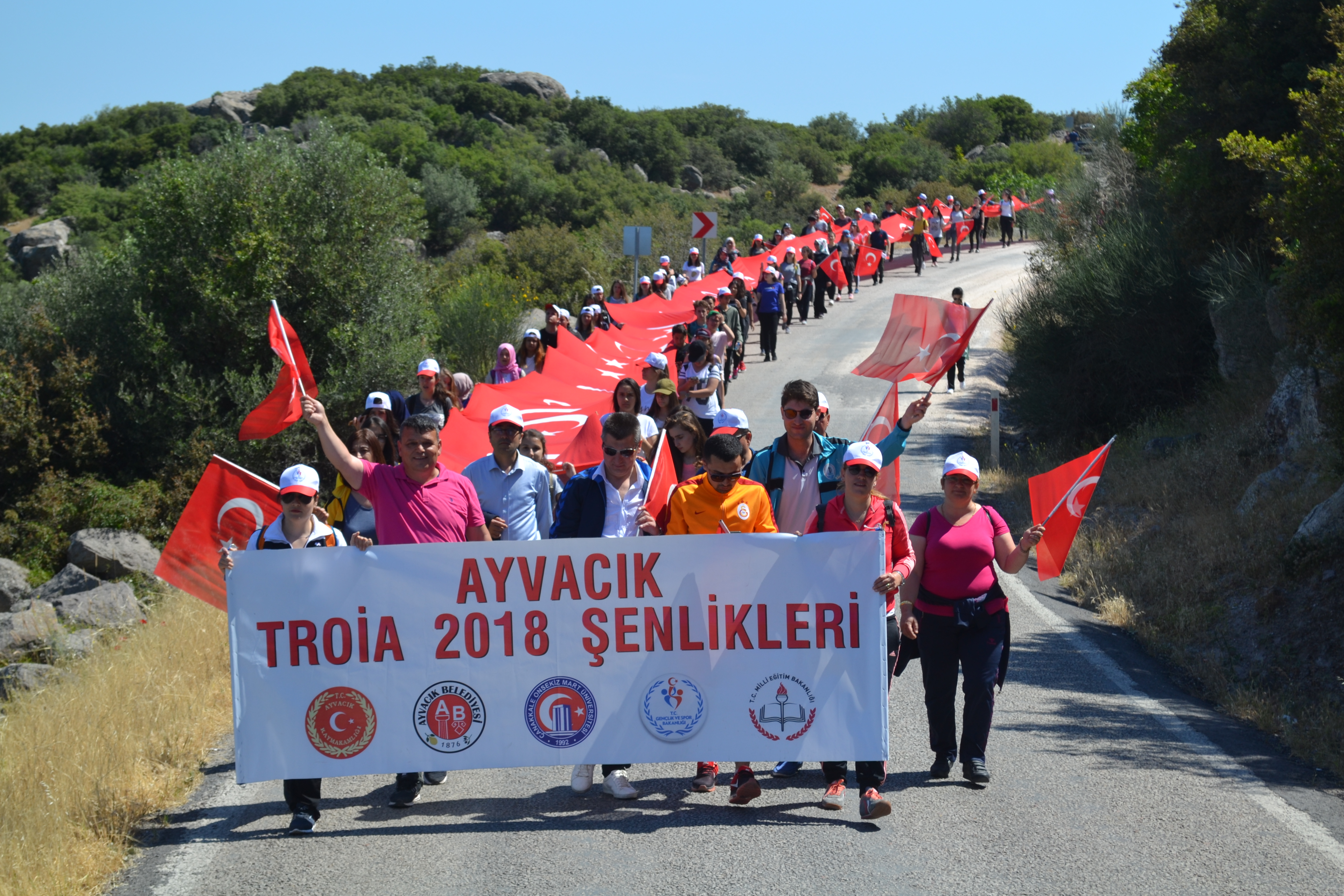 Ayvacık'ta "Koşabiliyorsan Koş" Projesi