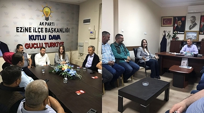 Bektaş'ın ilçe ziyaretleri