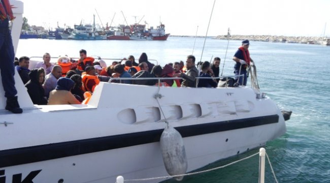 Çanakkale'de 77 Kaçak Göçmen Yakalandı