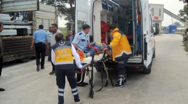 Çanakkale'de İş Kazası: 1 Yaralı