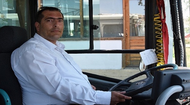 Kahraman şoför kadının hayatını kurtardı
